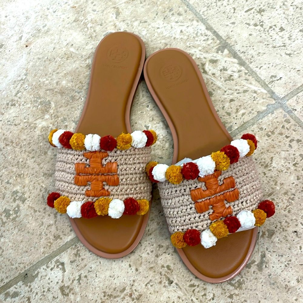 Evelyn slide Raffia